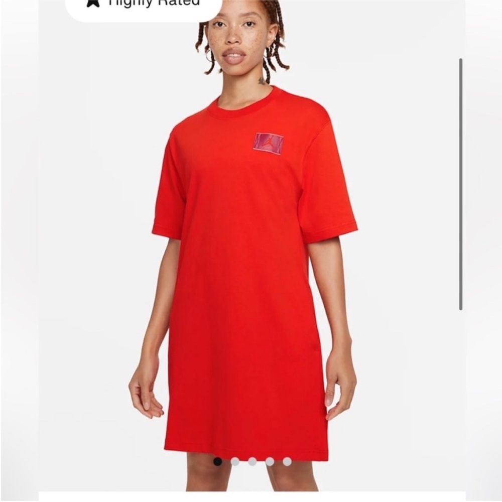 Jordan Essentials Flight T-Shirt Dress With Pockets NWOT